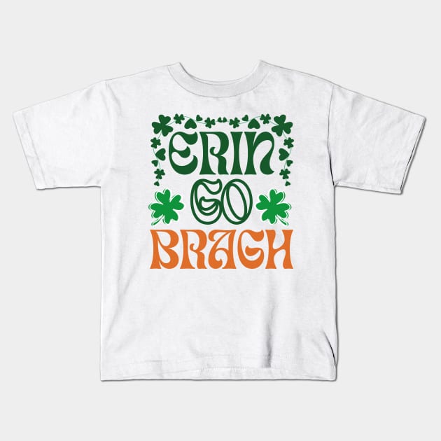 Ireland Forever, ancient gaelic irish patriotic phrase Kids T-Shirt by Artisan